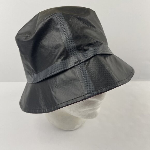 Columbia Waterproof Bucket Hat Adult L/XL Black Vented Rain Mesh Lined - Picture 1 of 8